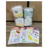 Cloud Island Baby Blankets with 6 Sticker Pack