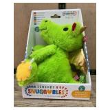Sensory Snuggables Plush Green Dragon Toy