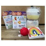 Baby Sticker Sets, Plush blanket, Rainbow Cloth
