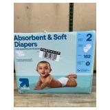 Up & Up Size 2 Diapers 162 Count Box