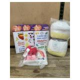 Baby Grin Stickers Lot With Baby Blanket Set