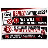 Denials of background checks on Firearms