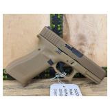 Glock Model 19 Gen5 9mm Pistol FDE Frame