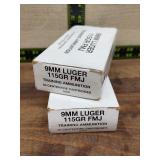 9mm Luger 115gr FMJ Training Ammo