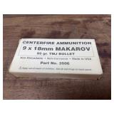 9x18mm Makarov 95gr TMJ Ammo Box