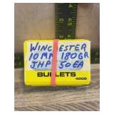 Winchester 10mm 180gr JHP Bullets, 50 Count