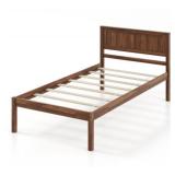 Wooden Twin Bed Frame With Headboard