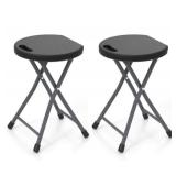 Folding Plastic and Metal Stools
