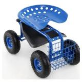 Rolling Garden Scooter with Basket, Missing Parts
