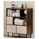 Wood Storage Cabinet with Four Drawers