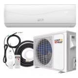 17 SEER2 9,000 BTU Mini Split AC With Heat Pump