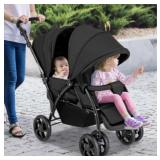 Double Stroller with Side-by-Side Seats
