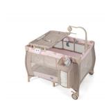 Portable Folding Playard with Storage Pockets