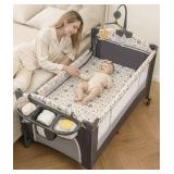 Portable Baby Playpen With Changing Table