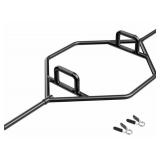 Costway Olympic Hex Trap Bar with Foldable Handle