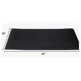 Goplus PVC Exercise Equipment Mat 24x47 Inch