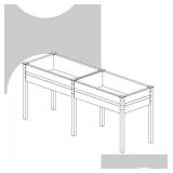 Wood Raised Garden Bed Planter Kit