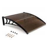 Polycarbonate Awning Door Window Canopy Kit