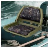 Folding Boat Seat with Camouflage Cushion