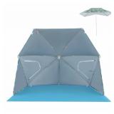 Beach Umbrella Tent with Foldable Design