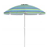 Striped Beach Umbrella