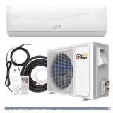 17 SEER2 9000 BTU Ductless Mini Split AC Heat