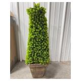 Artificial Boxwood Topiary In Decorative Pot