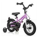 Costway 12-Inch Kids Bike With Training Wheels
