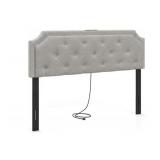 Tufted Upholstered Headboard for Queen/Full Bed