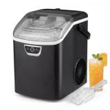 Portable Countertop Ice Maker Machine Black