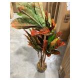 Artificial Croton Plant in Pot