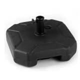 Black Plastic Umbrella Base with Central Tube