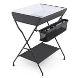 Folding Baby Changing Table with Storage