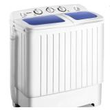 17.6 lb Portable Twin Tub Mini Washing Machine