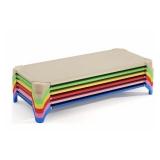 6 Pack Stackable Daycare Cots for Kids, 52 in