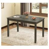 Rectangular 48ï¿½ Dining Table with Dark Finish