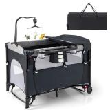 5 in 1 Baby Center Portable Playard Crib Set