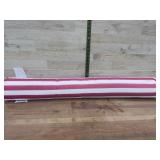 Striped Pool Noodle Cushion, Red and White