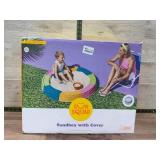 Sun Squad Sandbox With Cover, 6 Ft Diameter