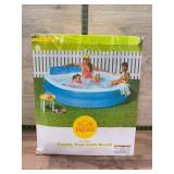 Sun Squad Inflatable Family Pool With Bench