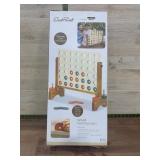 EastPoint 4-In-A-Row Wood Connect Game