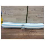 Blue and White Striped Pool Noodle