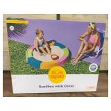 Sun Squad Sandbox With Cover 45-Inch Diameter