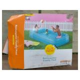 Sun Squad Inflatable Rectangular Family Pool