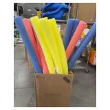 18 Foam Pool Noodles Assorted Colors