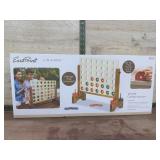 EastPoint 4-In-A-Row Wood Game Set