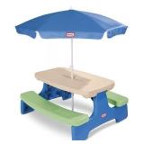 Little Tikes Picnic Table Set with Umbrella
