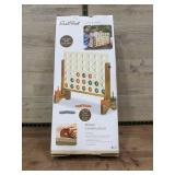 EastPoint 4-in-a-Row Wood Game Set