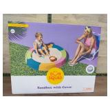 Sun Squad Sandbox With Cover, 45 In Diameter