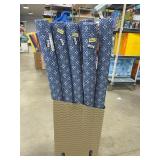 9 Blue Patterned Foam Pool Floats